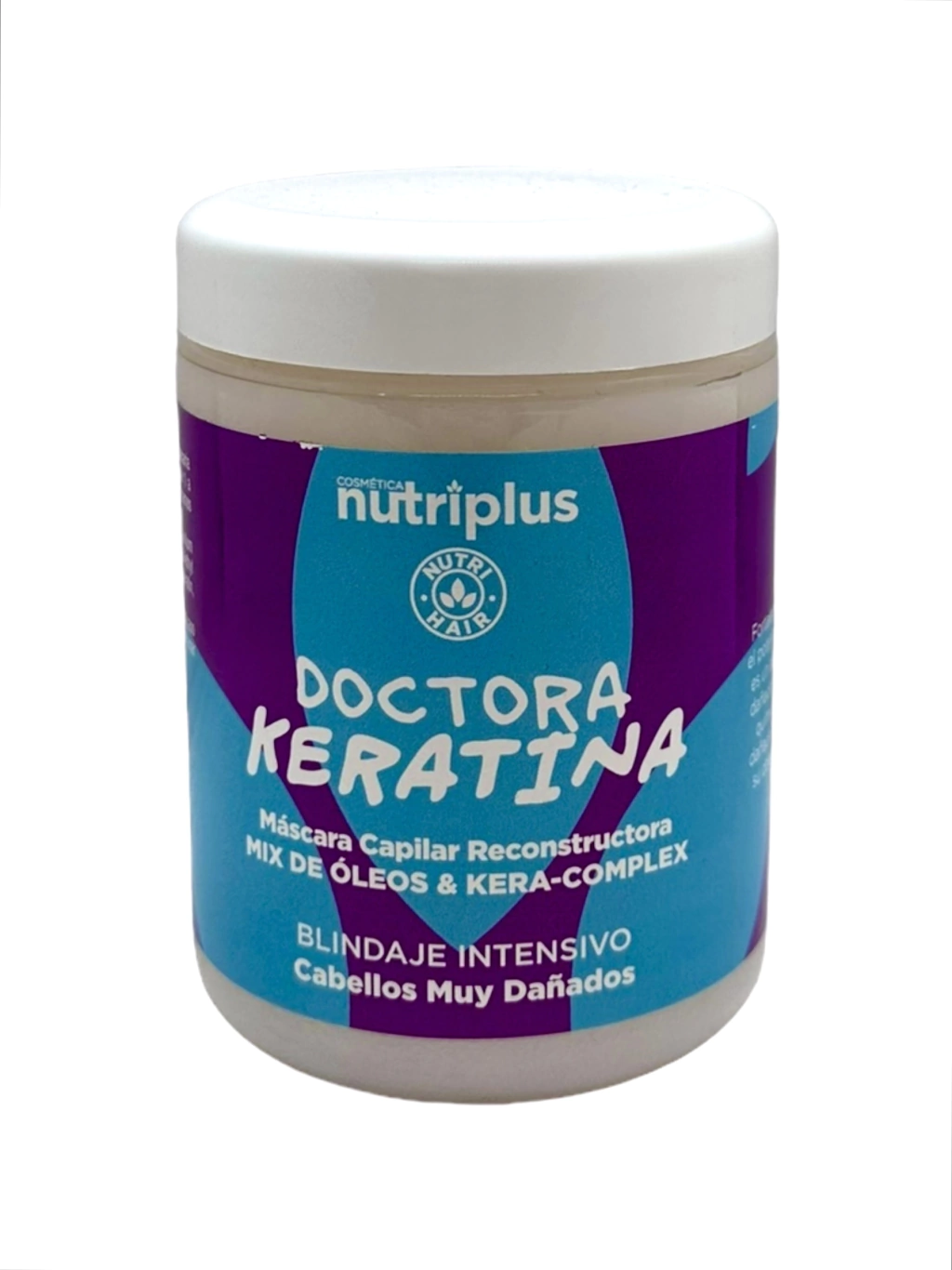 Mascara capilar reconstructora doctora keratina 300g Nutriplus